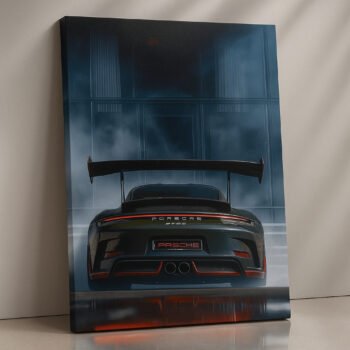 Midnight Apex supercar canvas print by Artfy Canvas – modern car canvas painting, wall paintings, artwork for wall décor