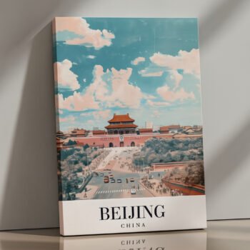 Beijing Forbidden City canvas print by Artfy Canvas – cultural travel canvas painting, wall paintings, artwork for wall décor