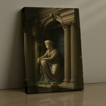 Eternal Gaze surreal eye canvas print by Artfy Canvas – abstract cosmic canvas painting, wall paintings, artwork for wall décor