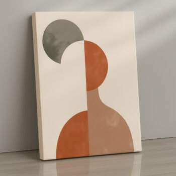 Balanced Horizon modern abstract canvas print by Artfy Canvas – minimalist landscape canvas painting, wall paintings, artwork for wall décor