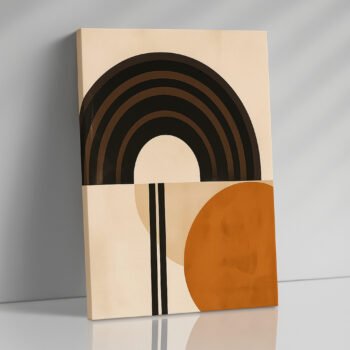 Bold Geometry contemporary abstract canvas print by Artfy Canvas – modern shapes canvas painting, wall paintings, artwork for wall décor