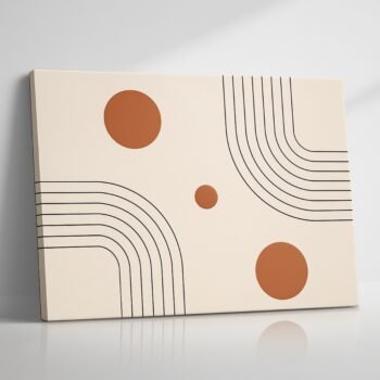 Orbital Code cosmic futuristic abstract canvas print by Artfy Canvas – celestial code wall décor