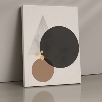 Form & Balance minimalistic geometric canvas print by Artfy Canvas – modern abstract canvas painting, wall paintings, artwork for wall décor