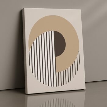 Still Motion minimalistic abstract canvas print by Artfy Canvas – modern geometric canvas painting, wall paintings, artwork for wall décor