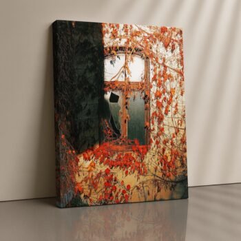 Autumn Echoes seasonal rustic canvas print by Artfy Canvas – autumn landscape canvas painting, wall paintings, artwork for wall décor