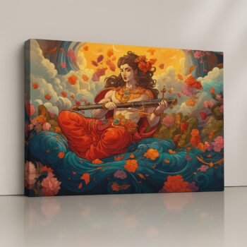 Canvas Print of Celestial Harmony – Spiritual Mandala Art by Artfy Canvas